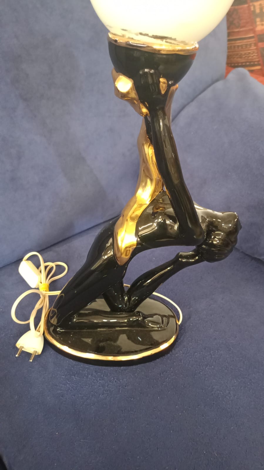 Lampada in ceramica anni ’80