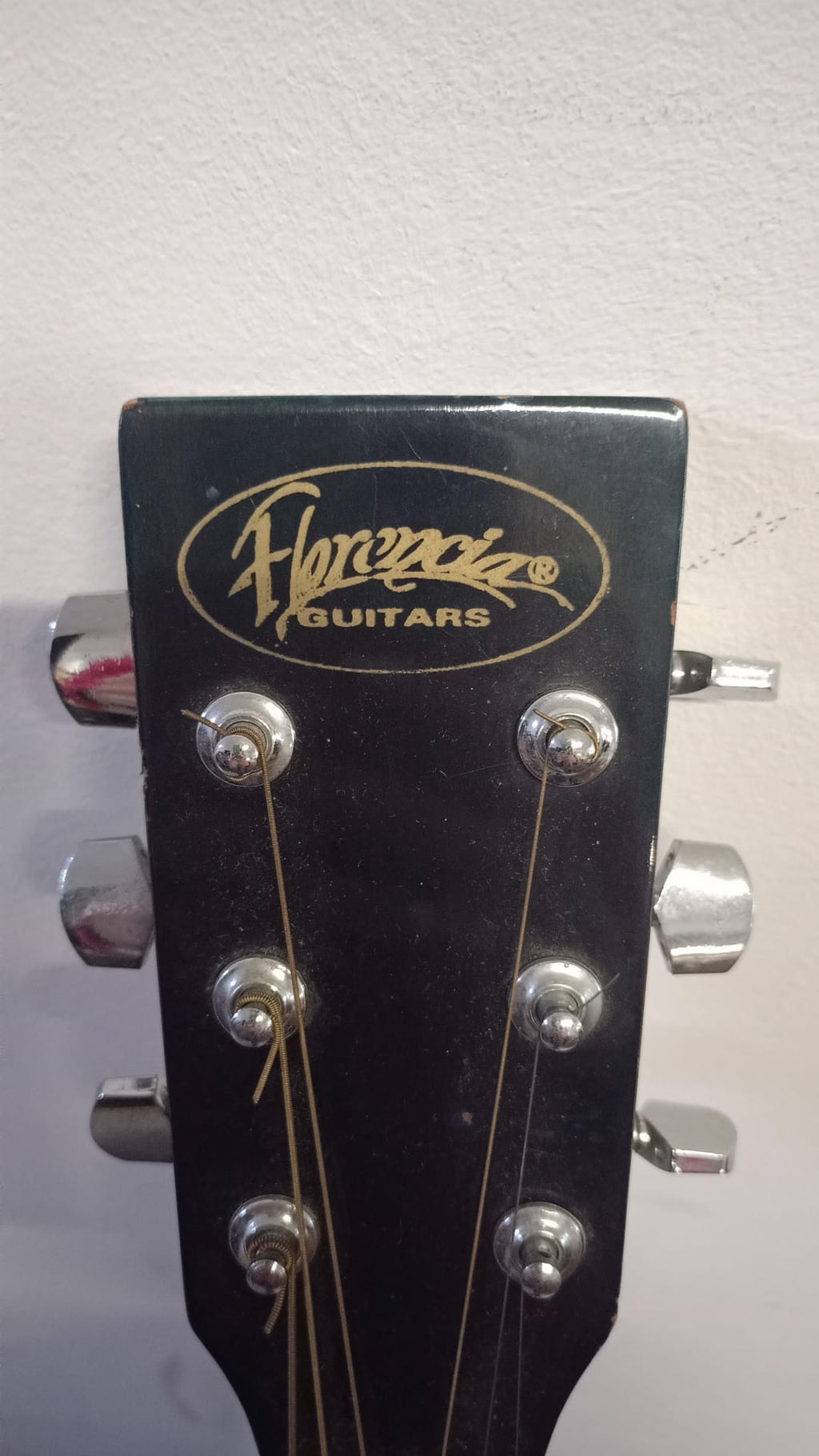 Chitarra acustica Florentia blu