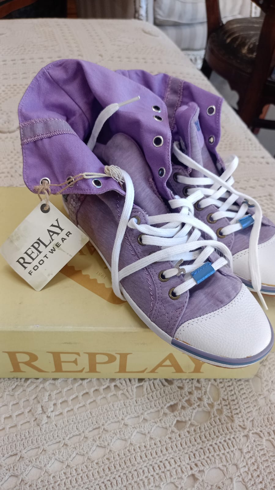 Scarpe sportive Replay lilla, n. 40