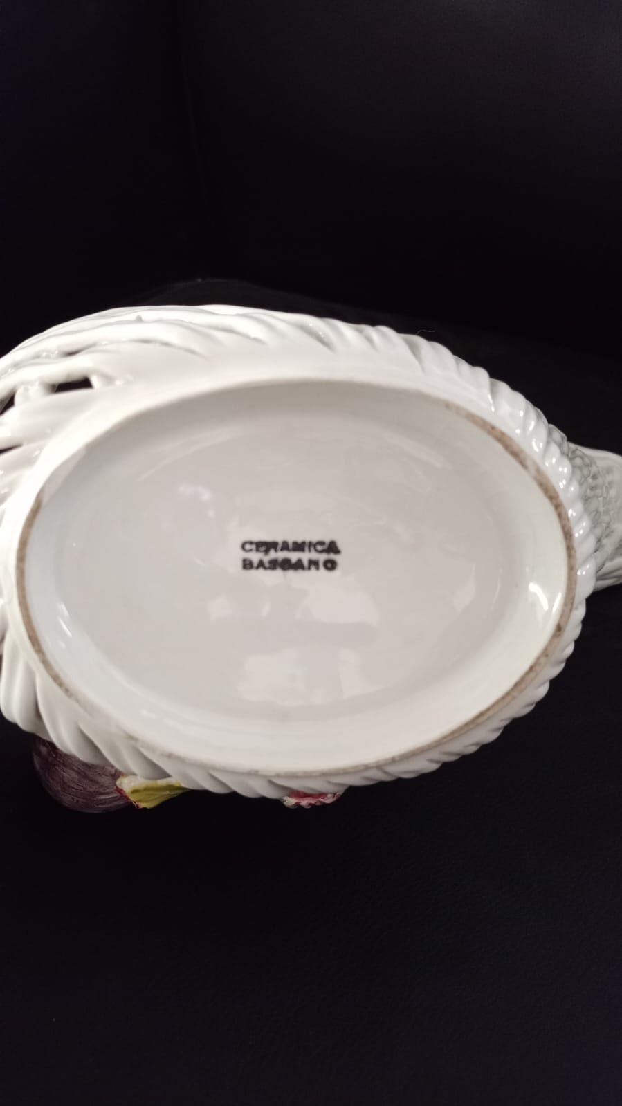 Cestino in ceramica Bassano