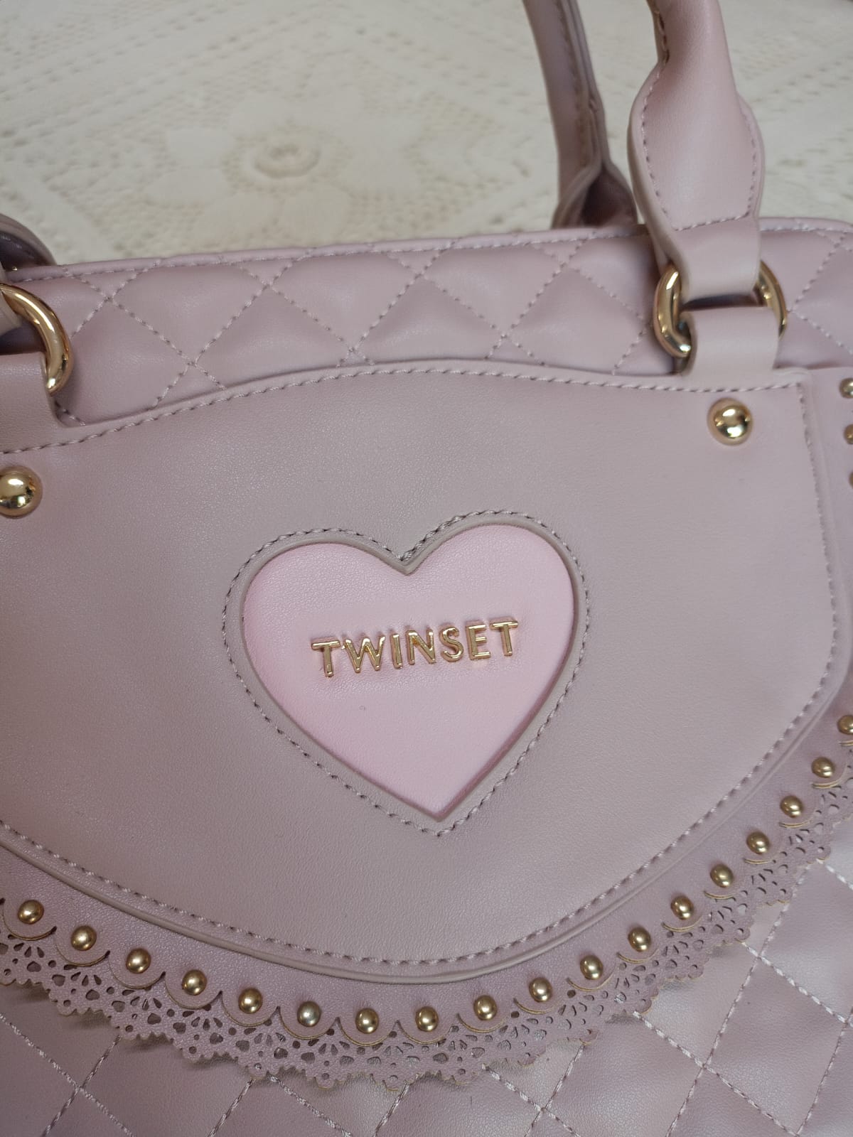 Borsa Twin Set in ecopelle rosa