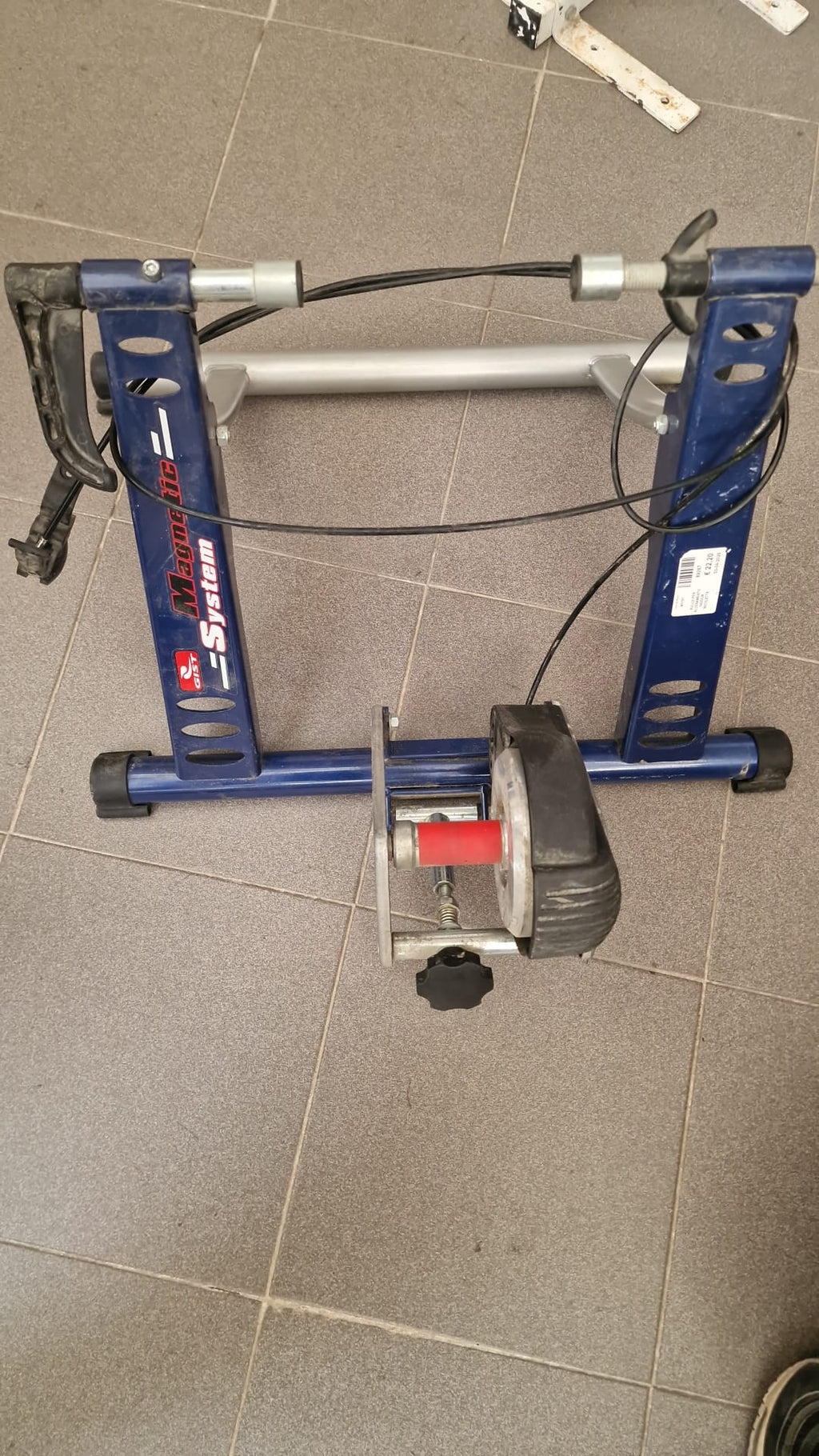 Rullo per allenamento indoor biciclette