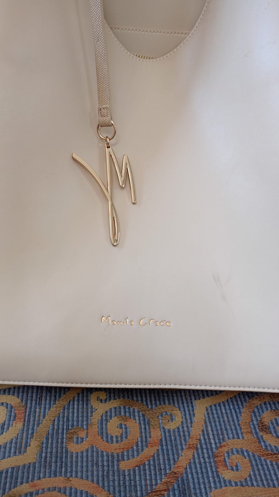 Borsa shopper Manila Grace beige