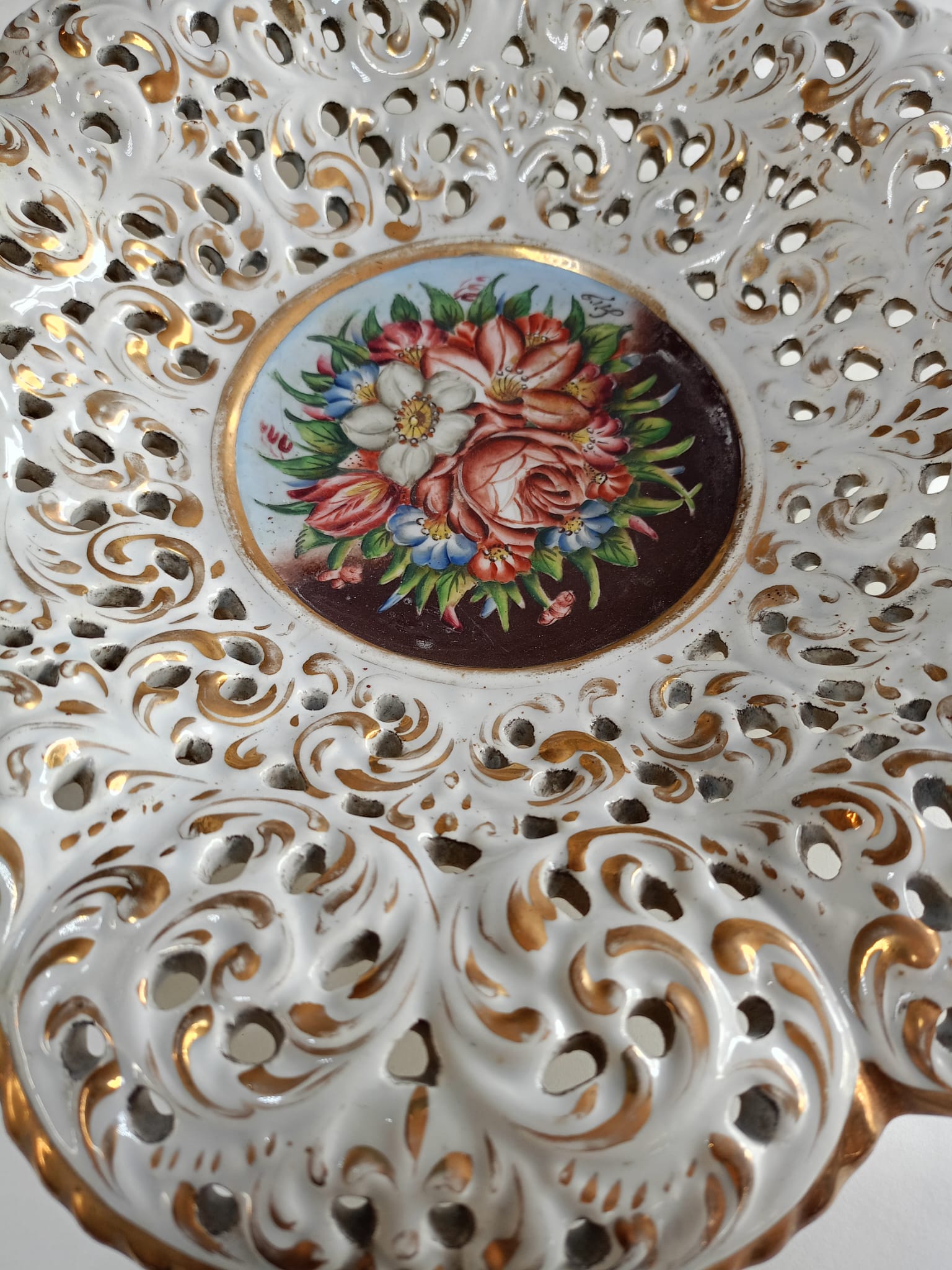 Piatto da muro Capodimonte
