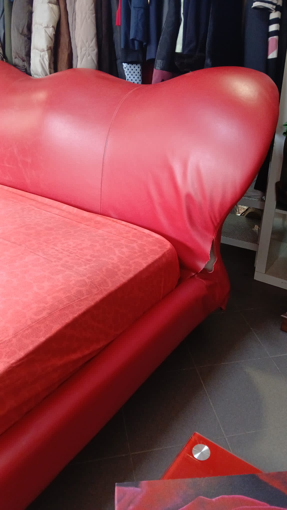 Letto Flou modello Marilyn in pelle