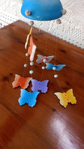 Scacciapensieri in ceramica con farfalle