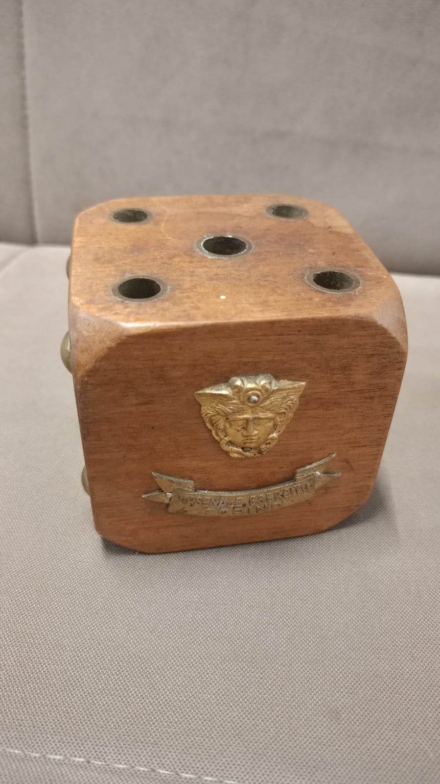 Portapenne vintage Arsenale Esercito Torino