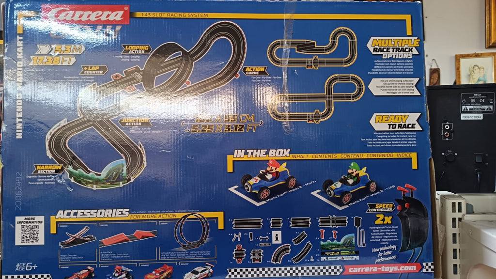 Pista macchinine Mario Kart Go