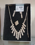 Parure completa con brillantini