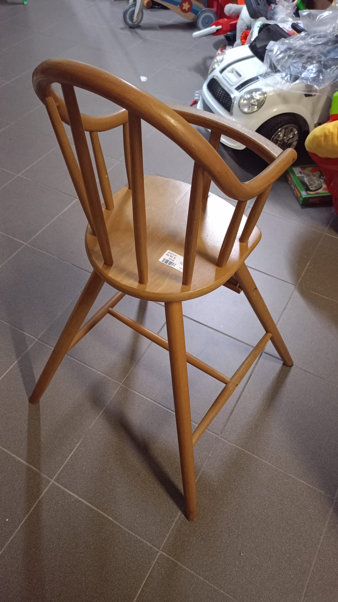 Seggiolone IKEA in legno