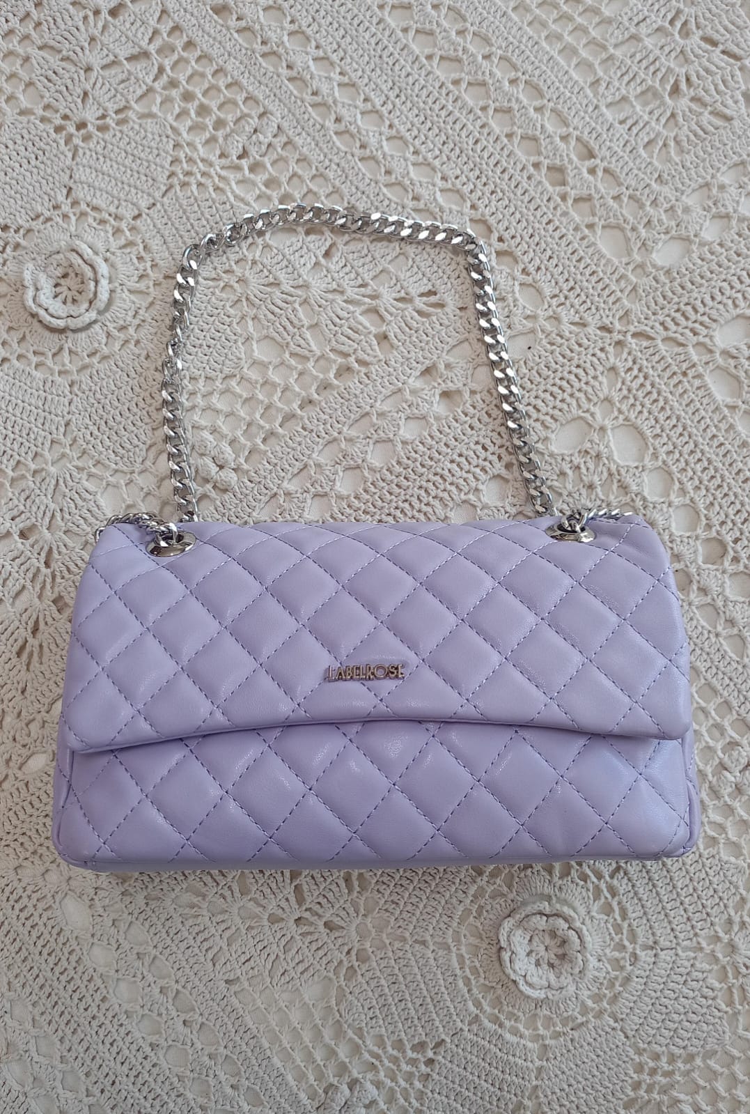 Borsa Label Rose lilla