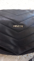 Borsa Label Rose nera