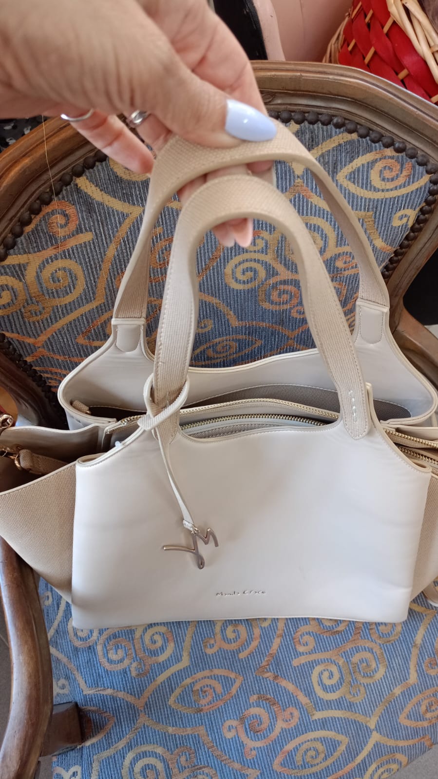 Borsa shopper Manila Grace beige