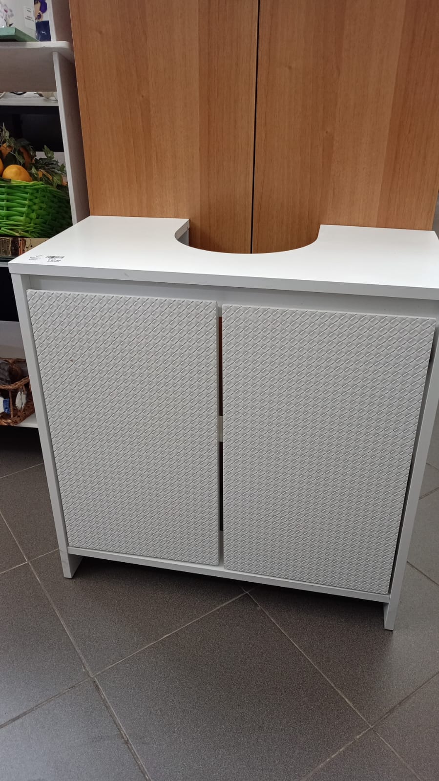 Mobiletto sottolavello bianco 2 ante