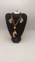 Parure collana e orecchini in argento con conchiglie