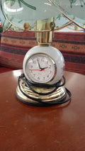 Lampada vintage con orologio