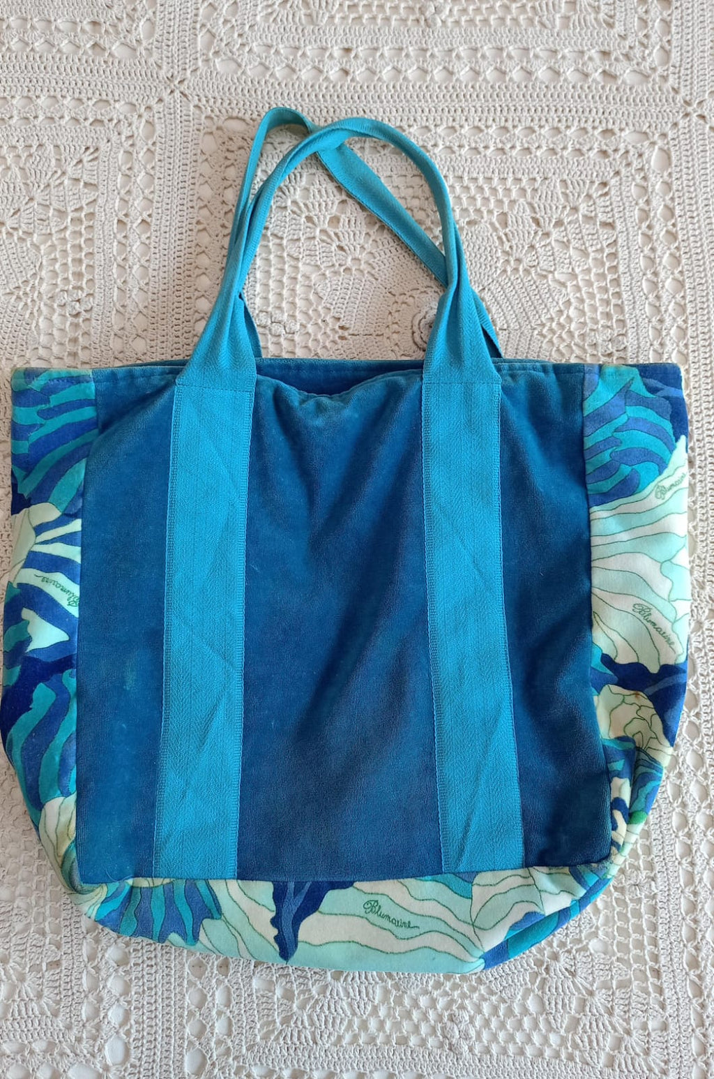 Borsa mare in spugna Blumarine