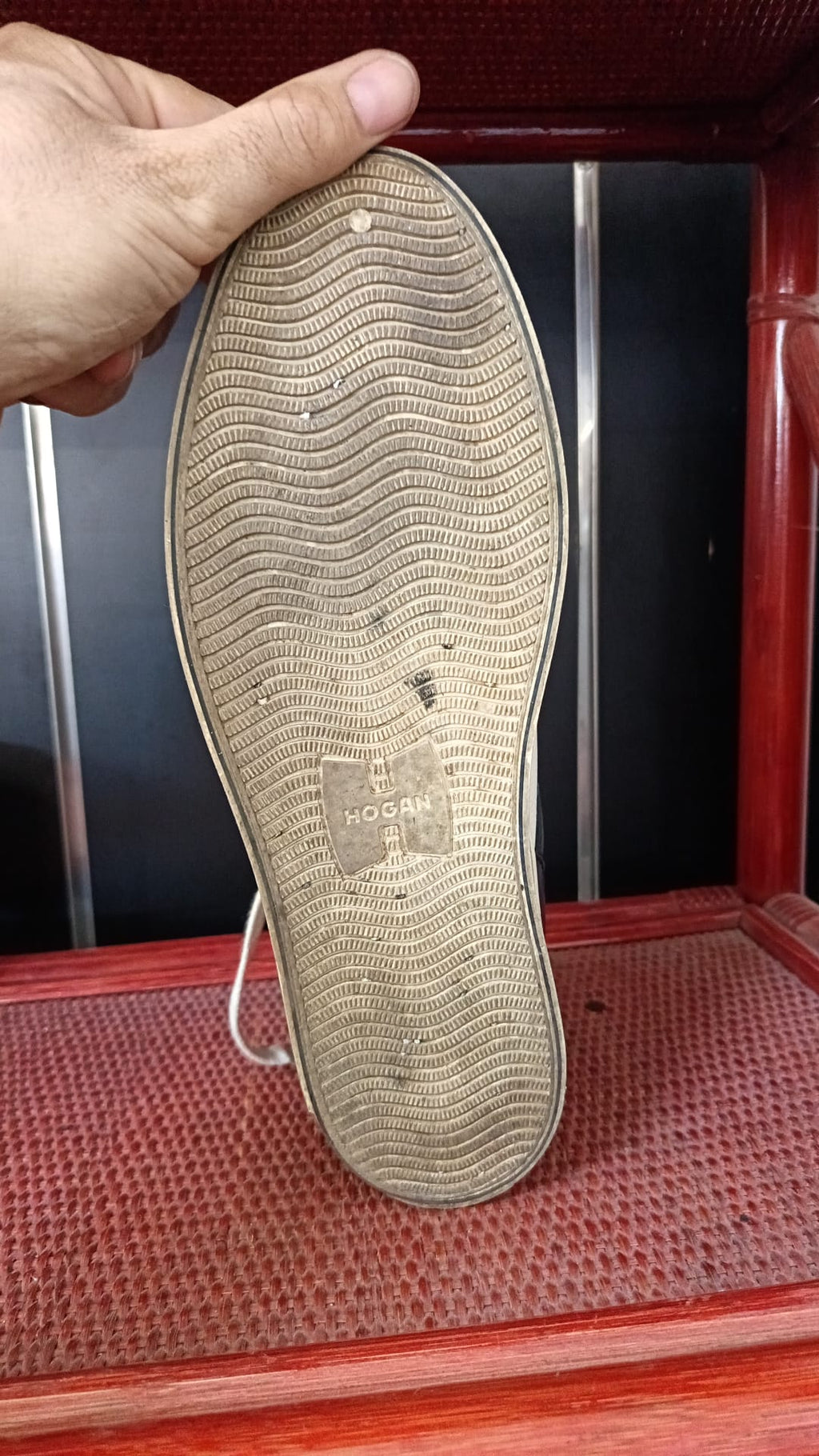 Scarpe sportive Hogan alte bianche n. 44