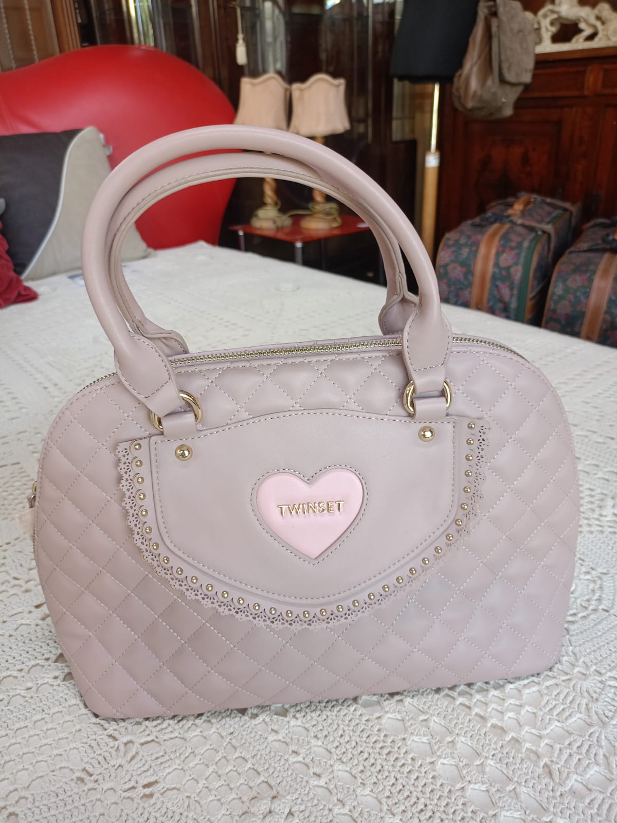 Borsa Twin Set in ecopelle rosa