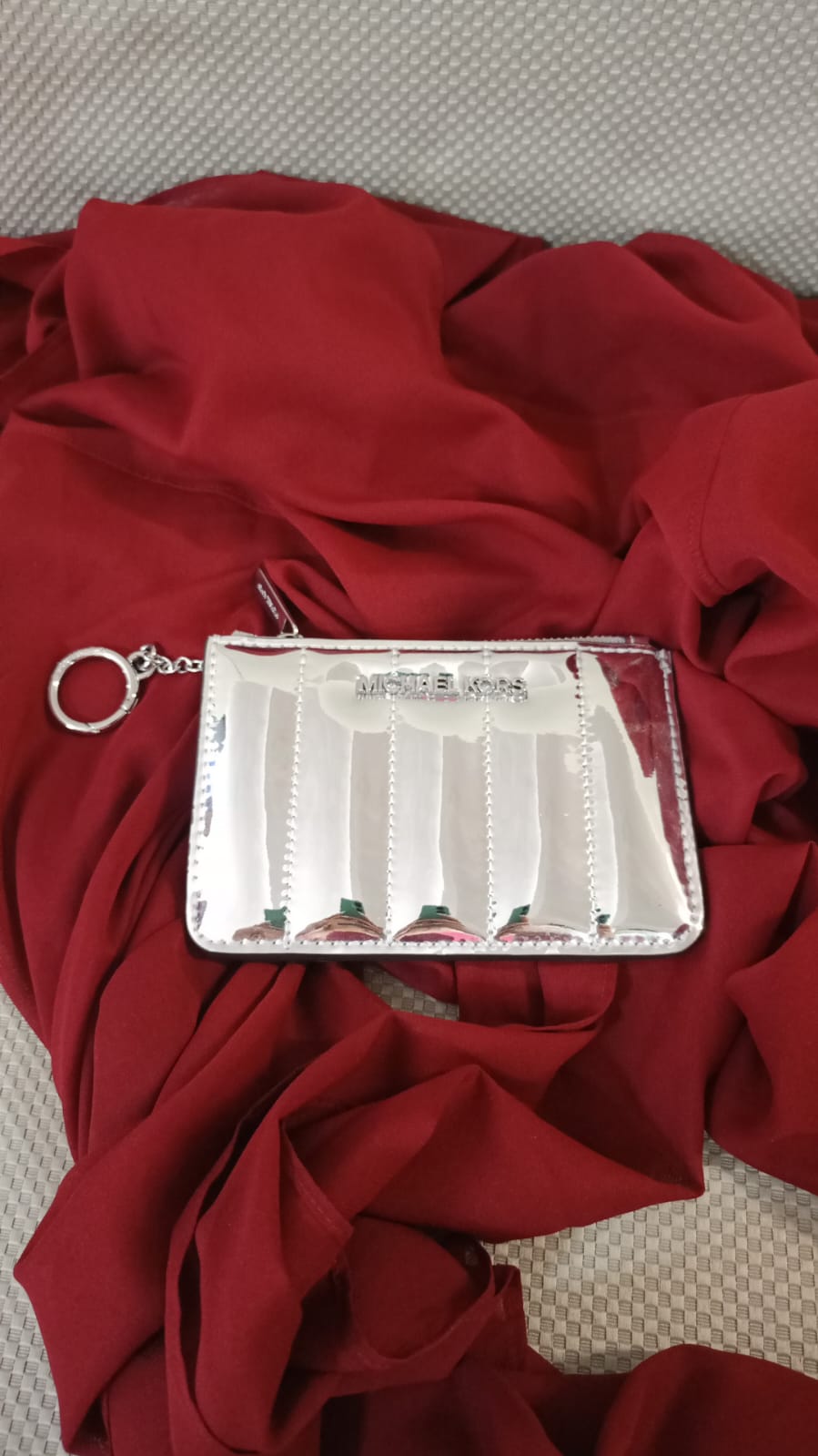 Porta carte/spicci Michael Kors in pelle laminata