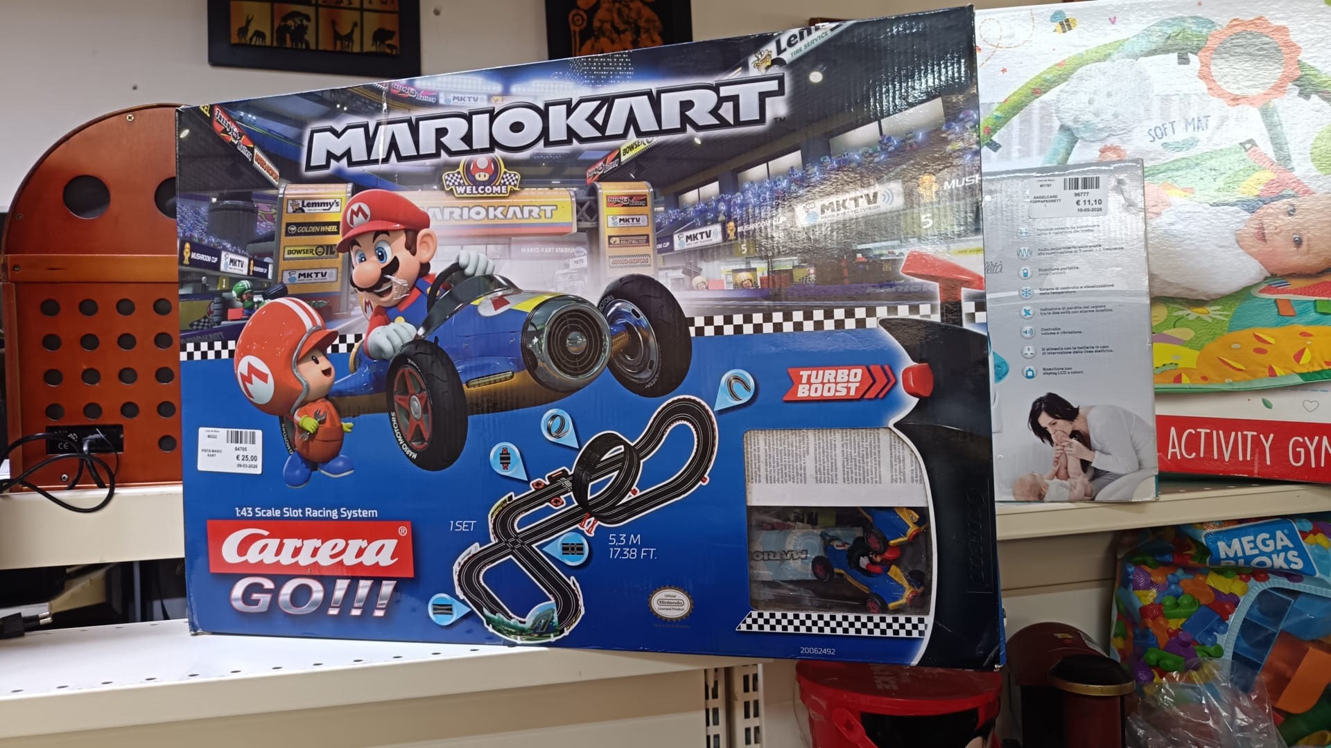 Pista macchinine Mario Kart Go