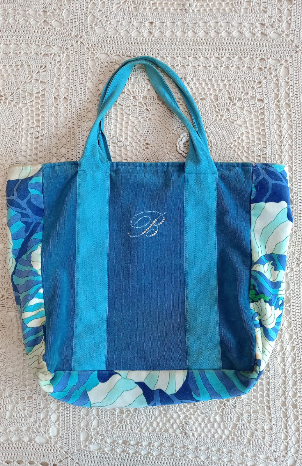 Borsa mare in spugna Blumarine