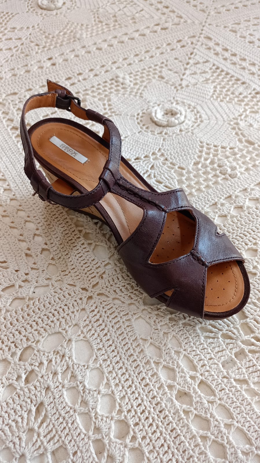 Sandalo Geox in pelle n. 39