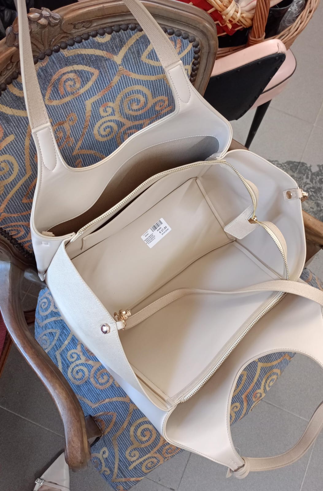 Borsa shopper Manila Grace beige
