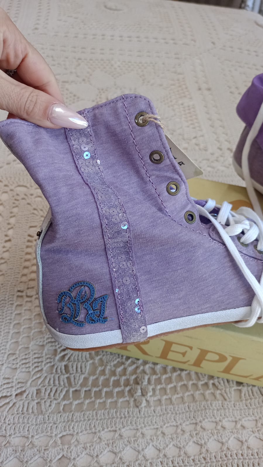 Scarpe sportive Replay lilla, n. 40