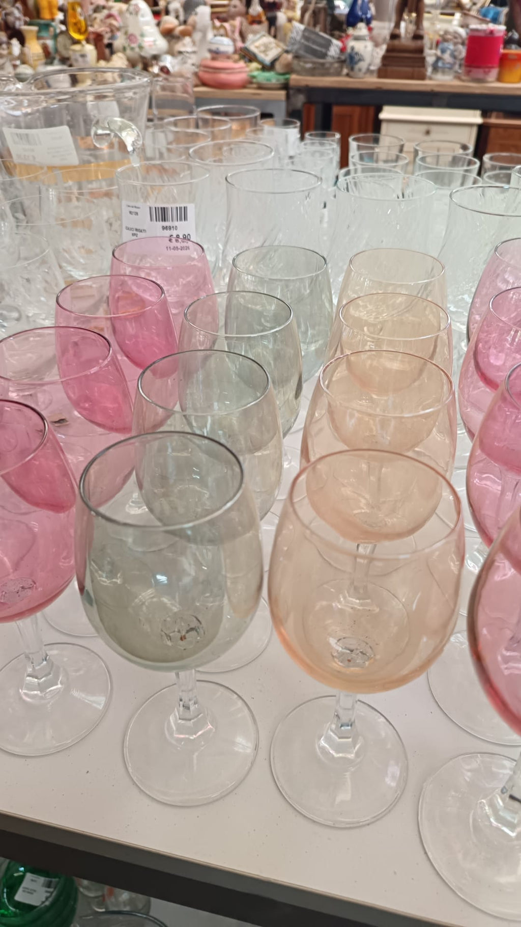 Servizio calici colorati 24 pezzi