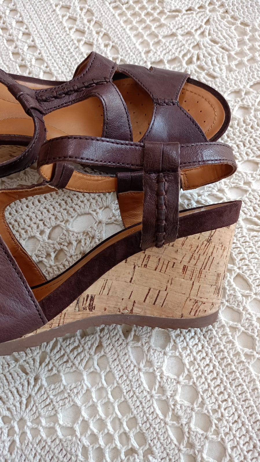 Sandalo Geox in pelle n. 39