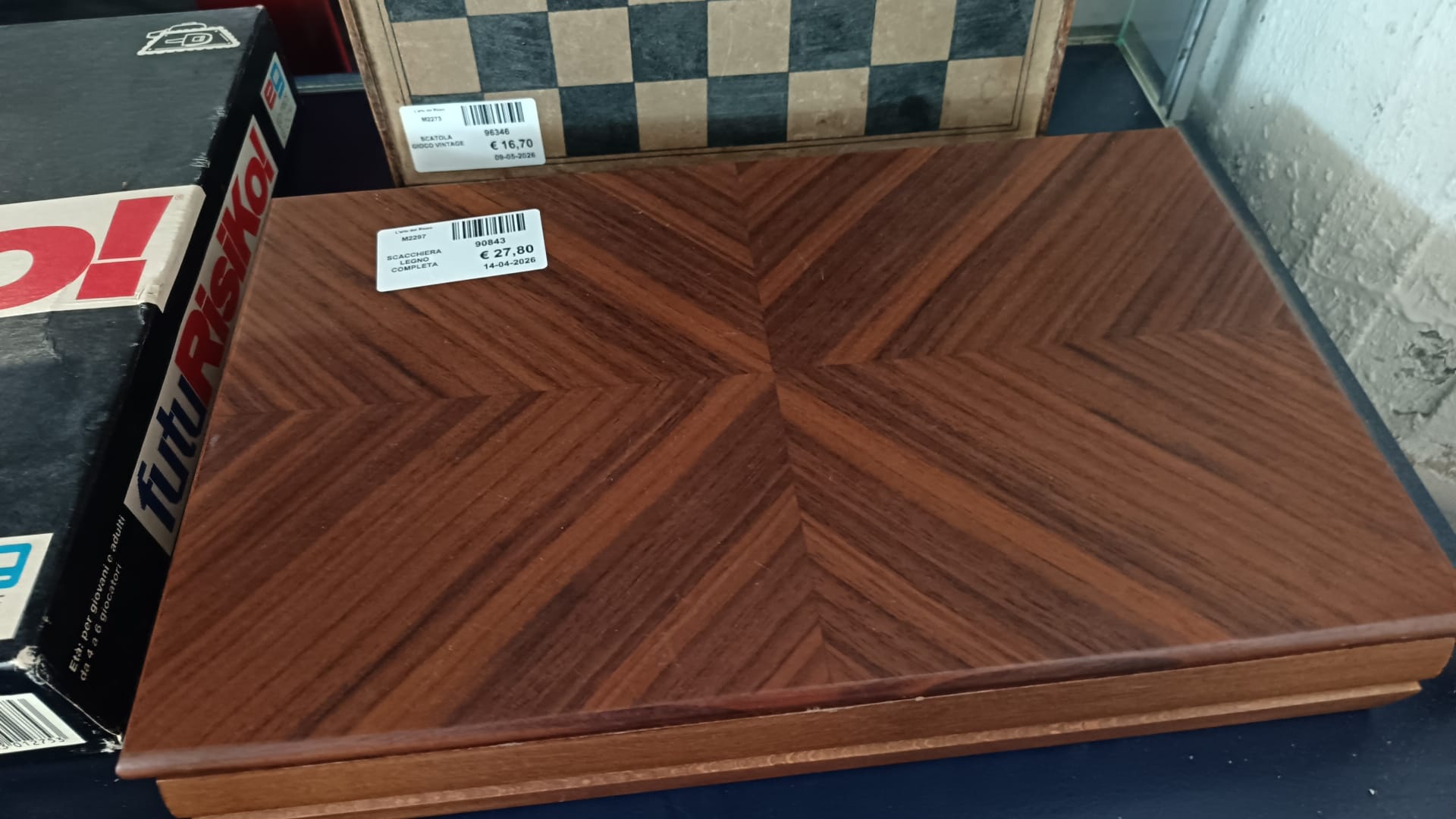 Scacchiera completa in legno