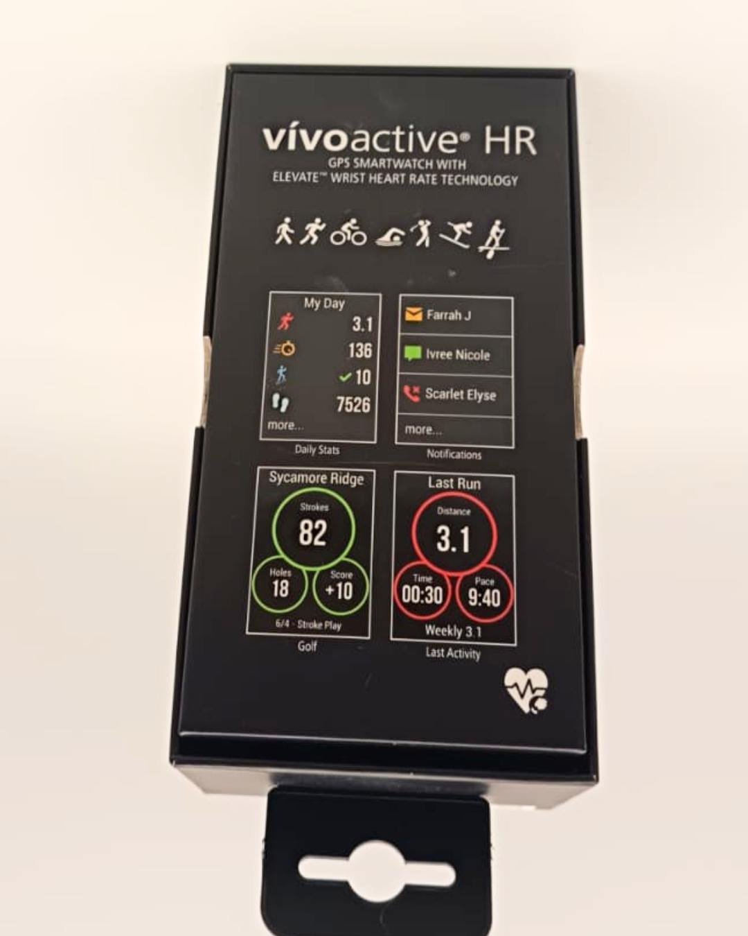 Smartwatch Garmin Vívoactive HR