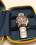 Orologio in acciaio con astuccio  - Calypso