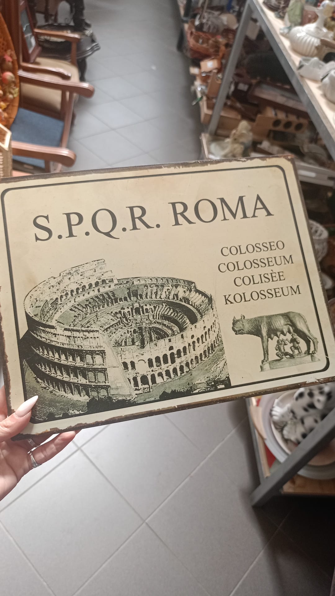 Targa S.P.Q.R Roma