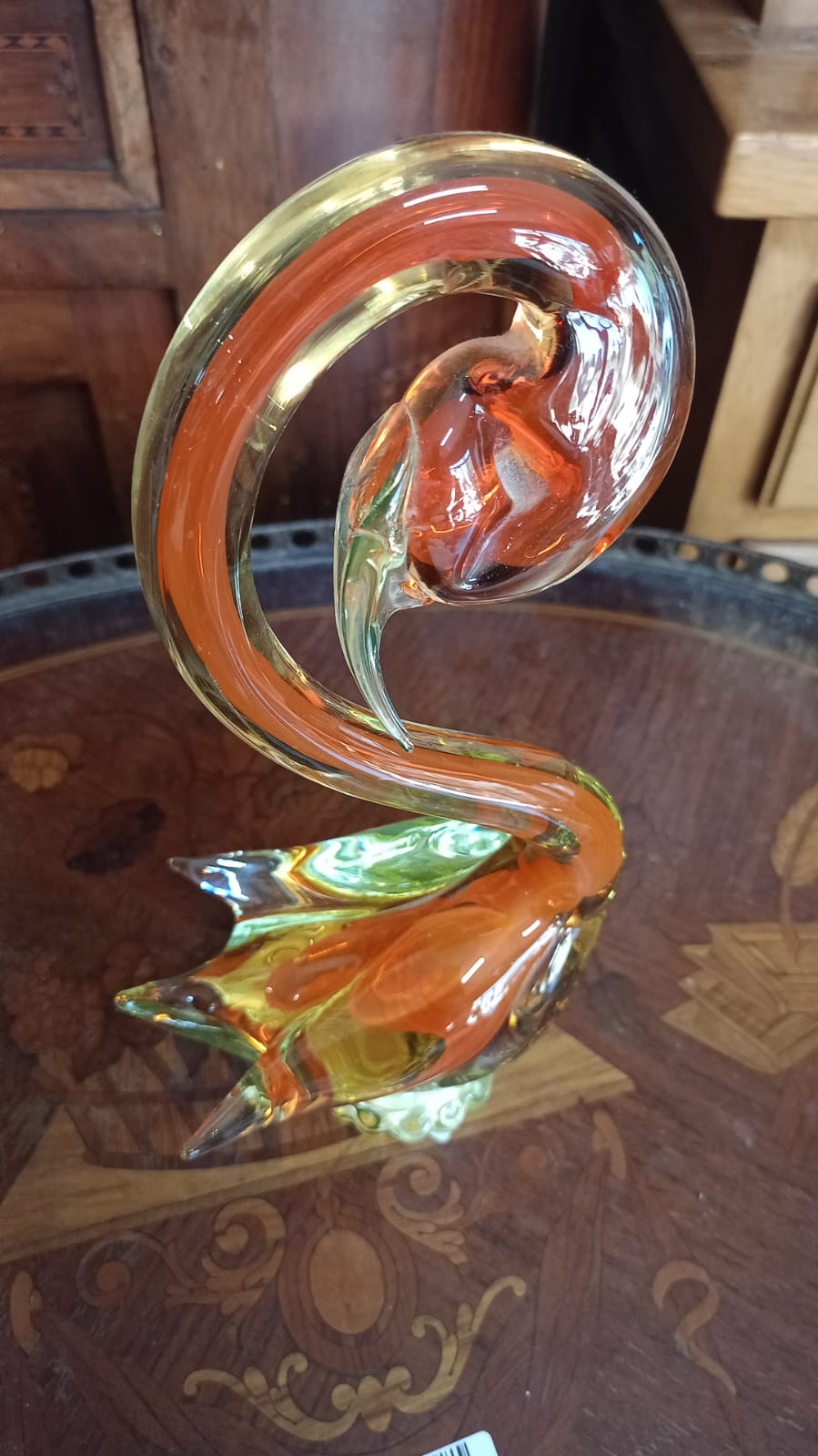 Cigno di vetro di Murano