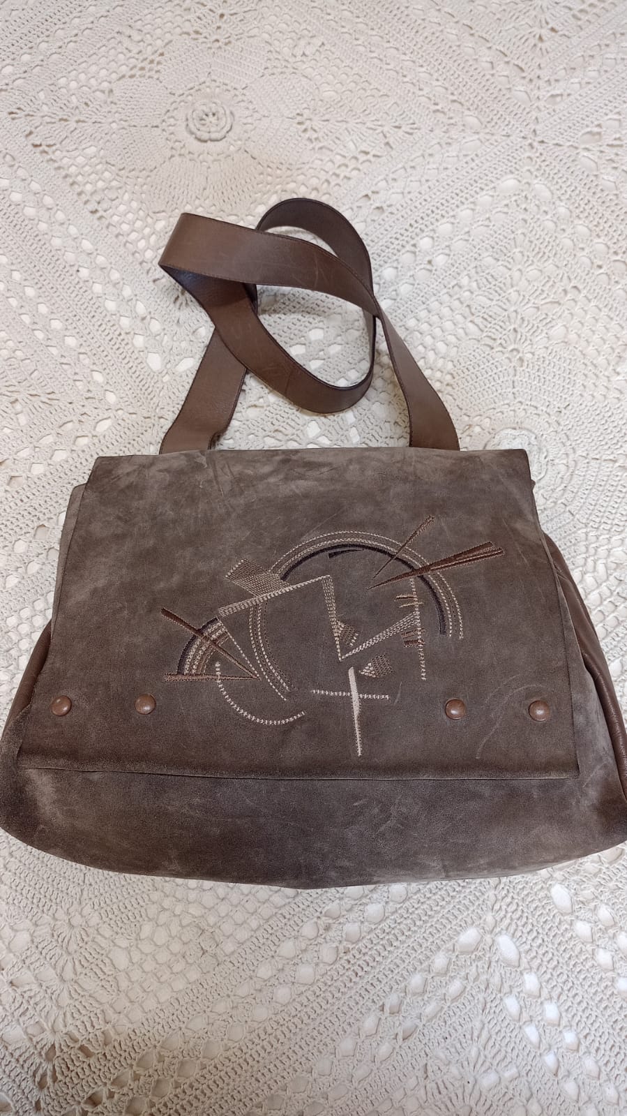 Borsa in camoscio - Pollini