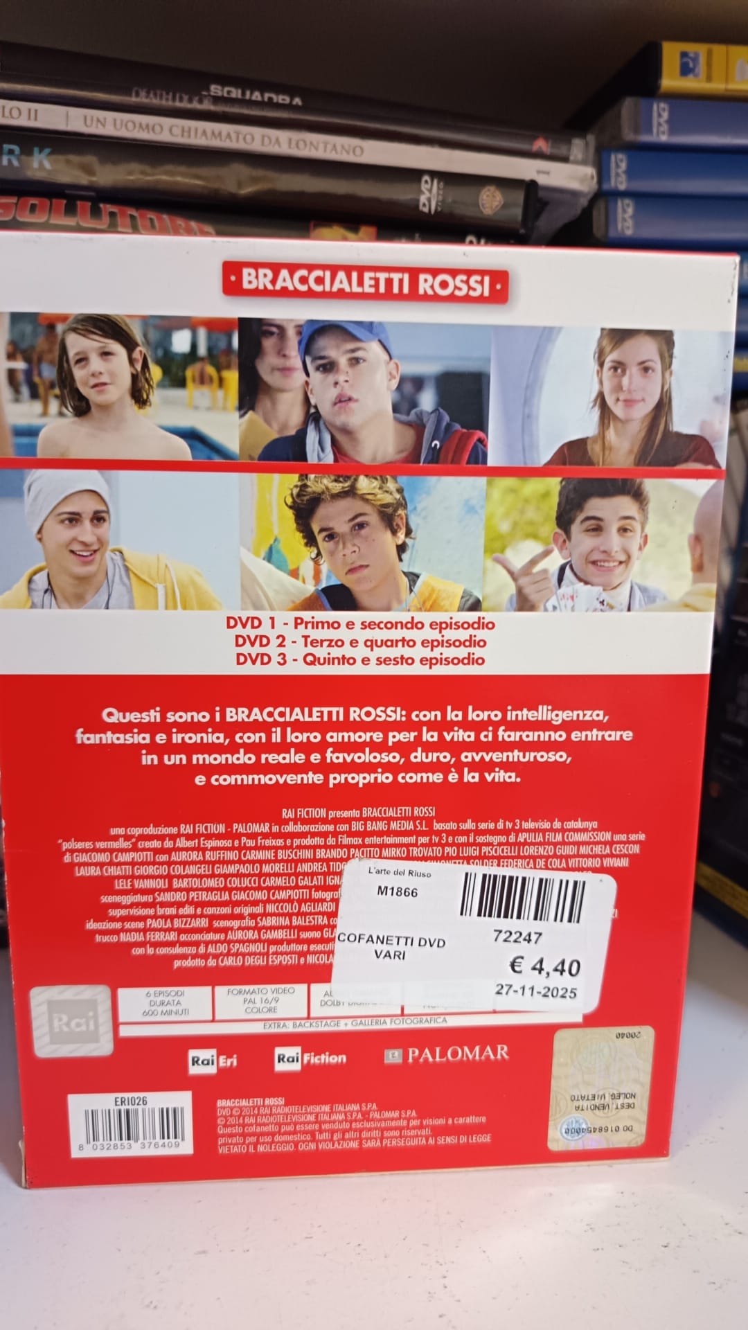 Cofanetto Serie TV 'Braccialetti Rossi'