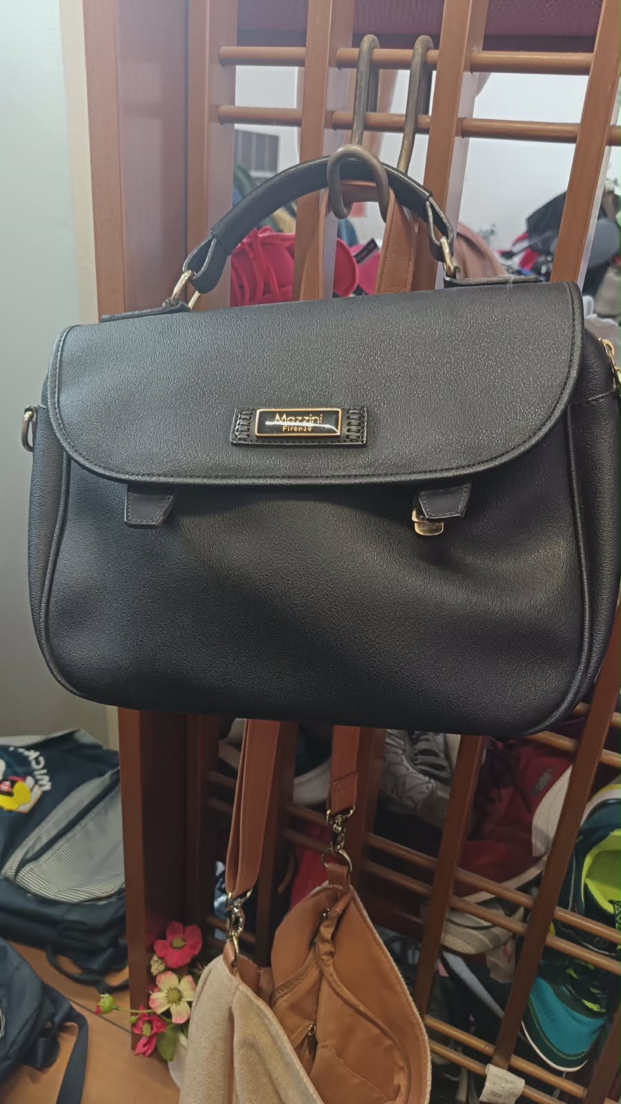 Borsa in ecopelle blu - Mazzini