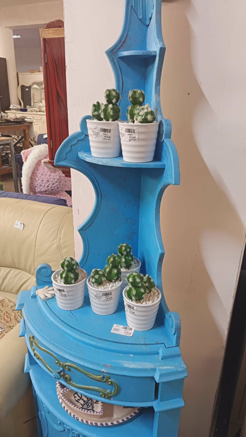 Angoliera azzurra con sportello