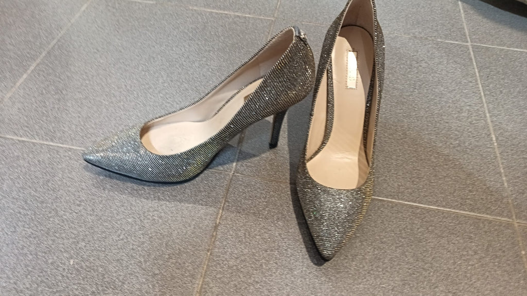 Scarpe col tacco brillantinate - Guess