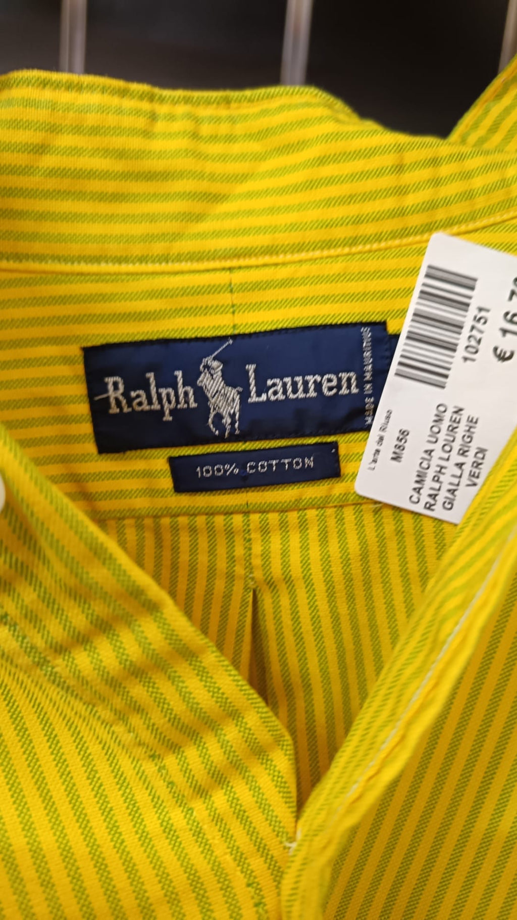 Camicia Ralph Lauren gialla