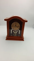Orologio da tavolo di legno