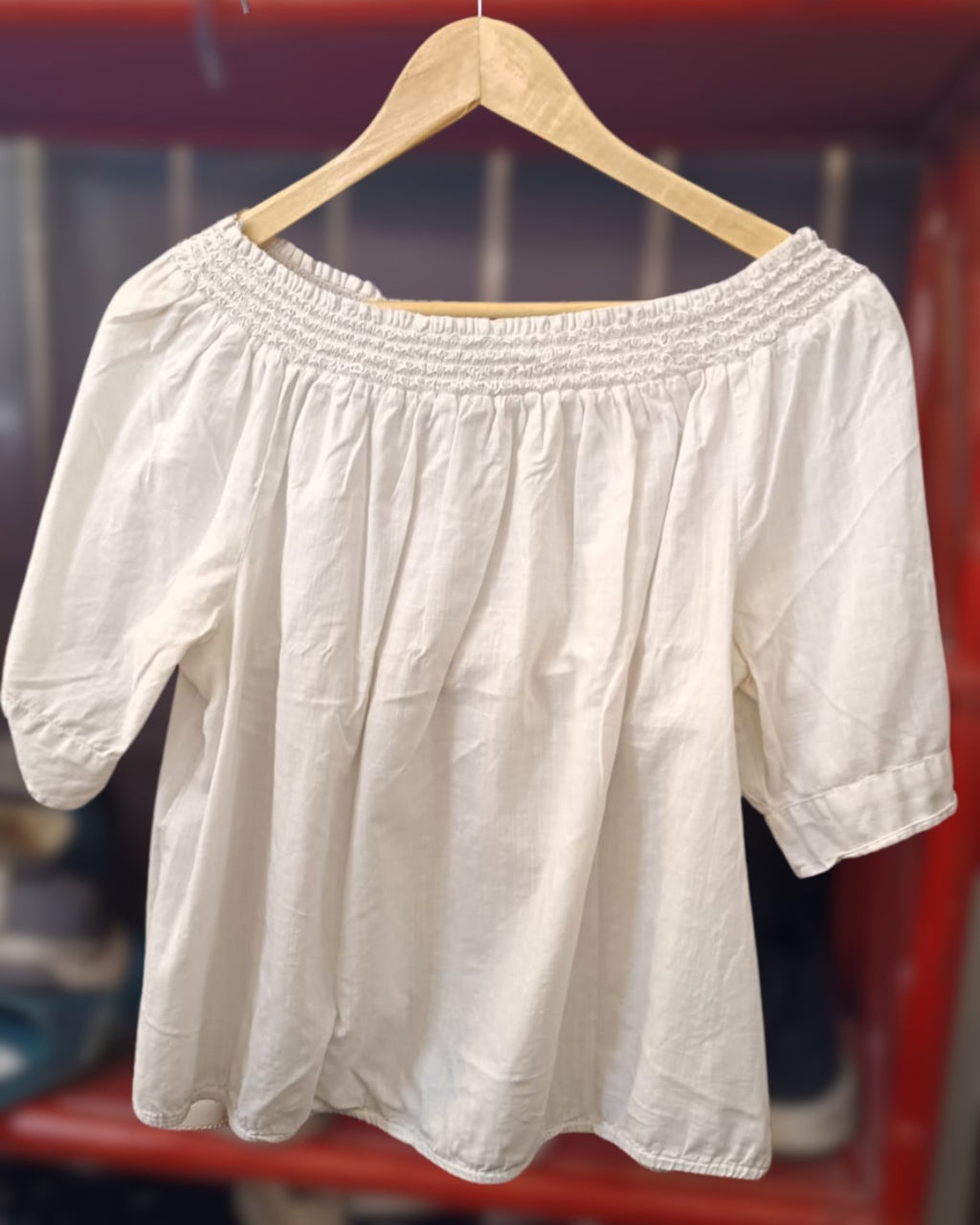 Casacca bianca a fiocco