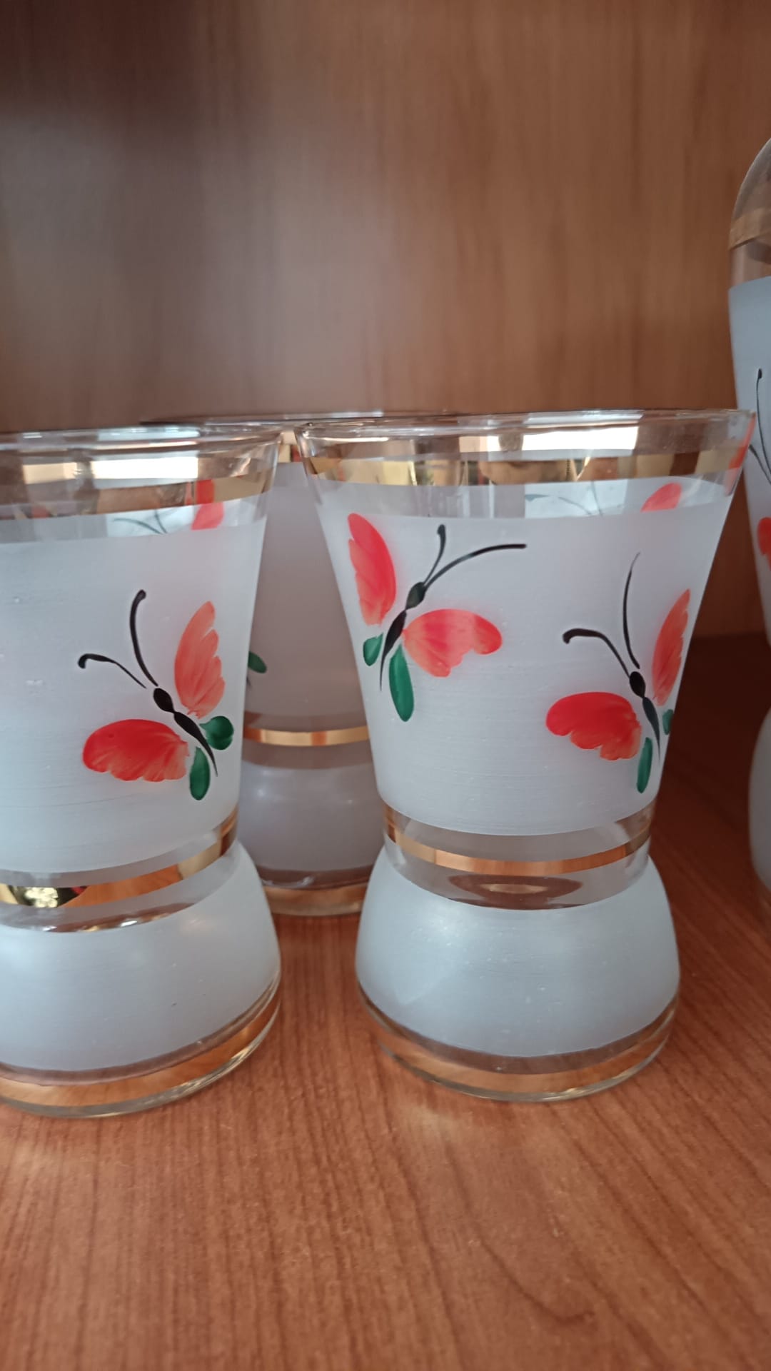 Servizio caraffa + 5 bicchieri