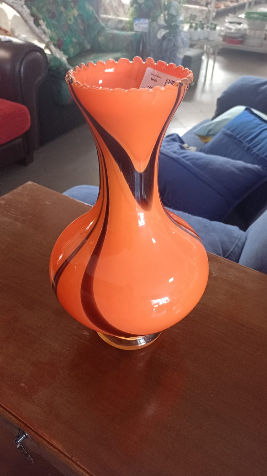 Vaso in vetro di Murano