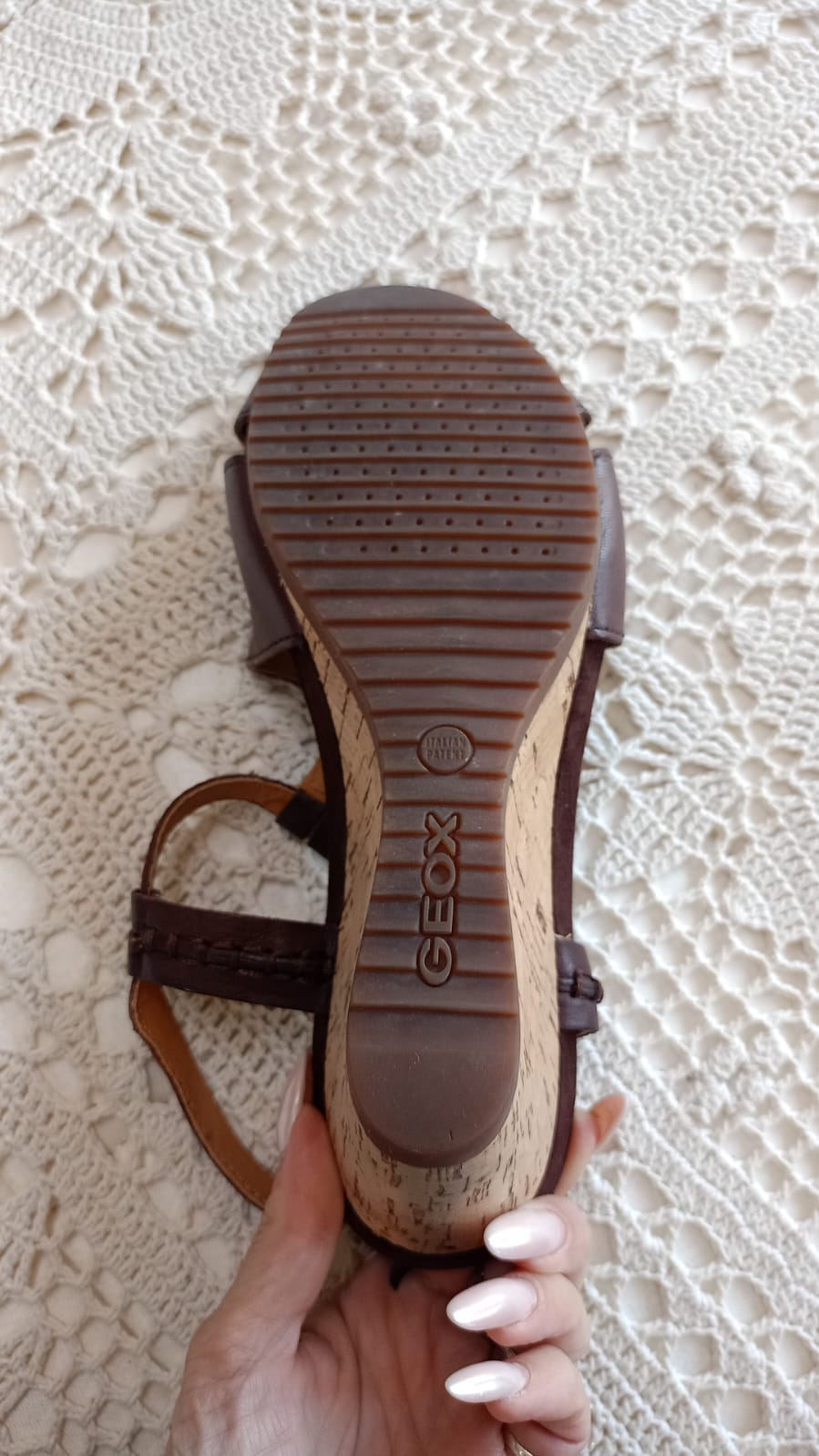 Sandalo Geox in pelle n. 39