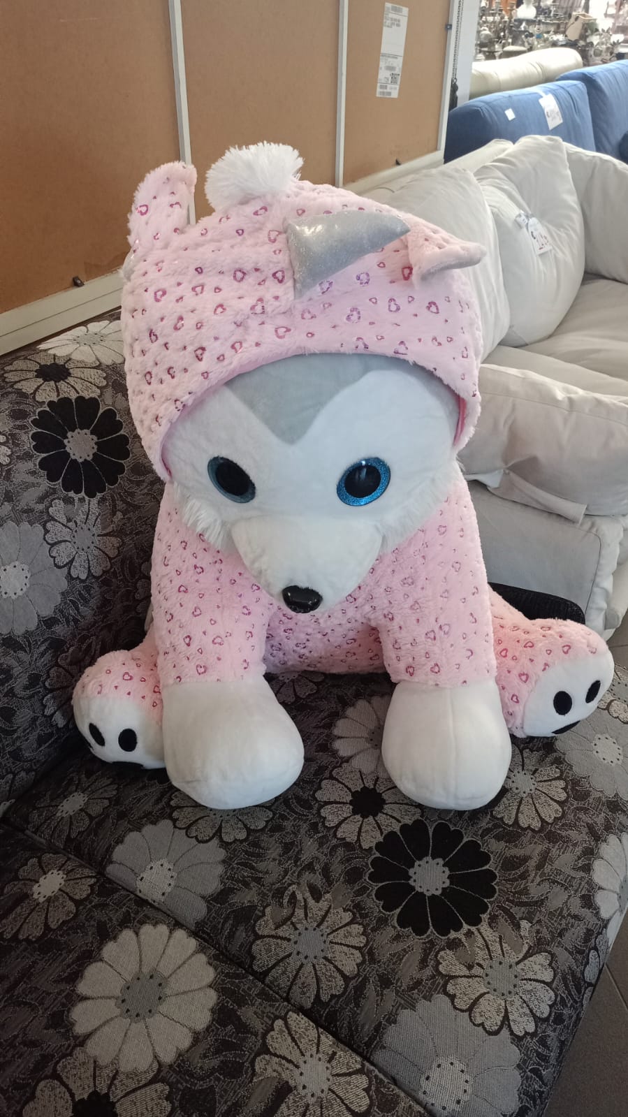 Peluche husky grande