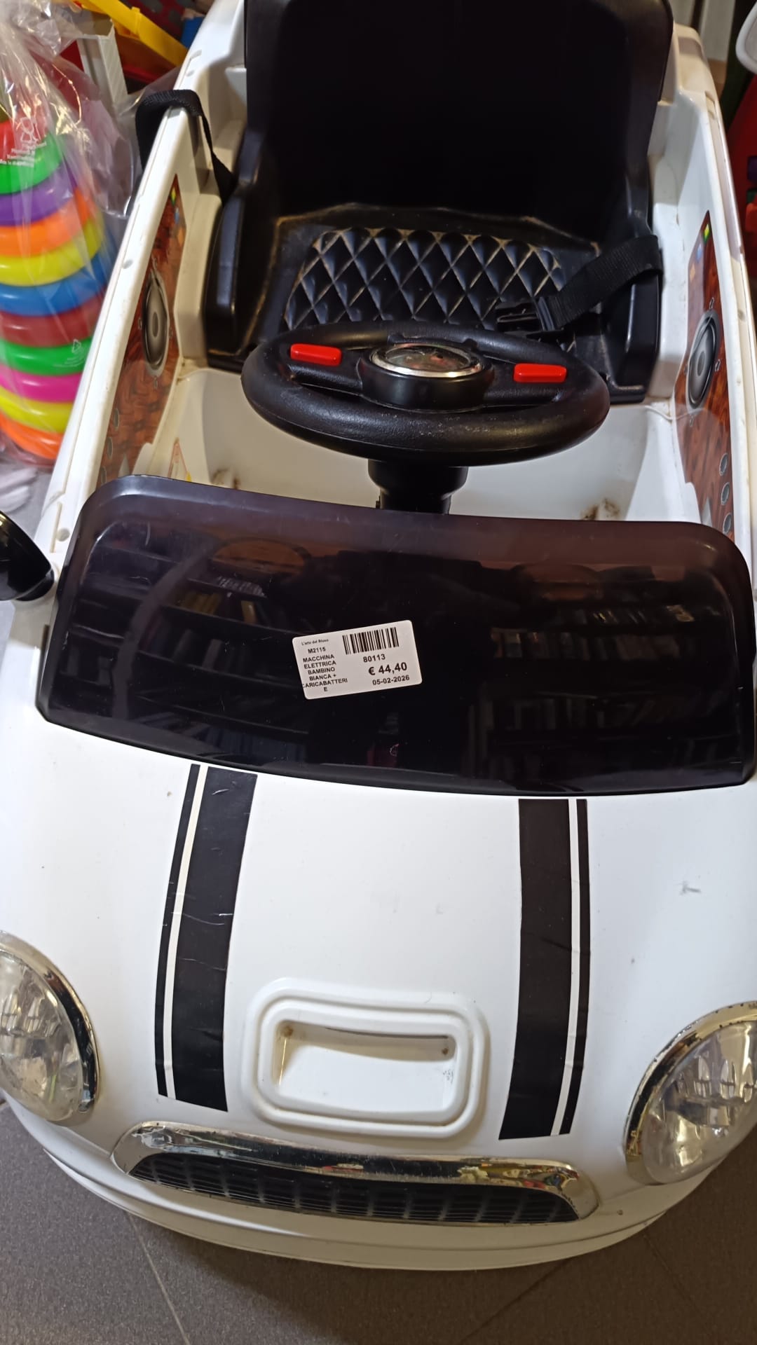 Macchina elettrica per bambino con caricabatteria