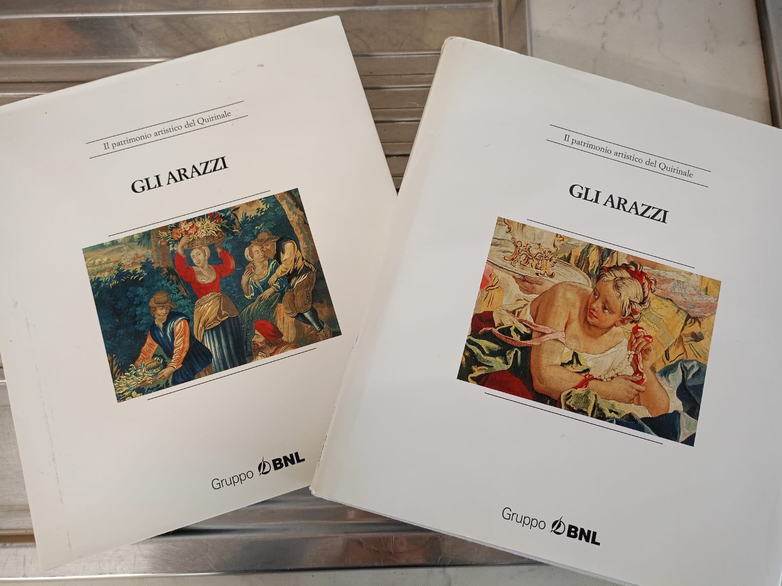 Coppia di libri “Gli Arazzi
